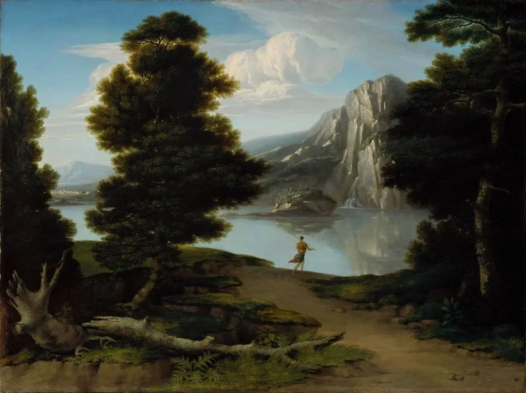 Landscape with a Lake, by Washington Allston