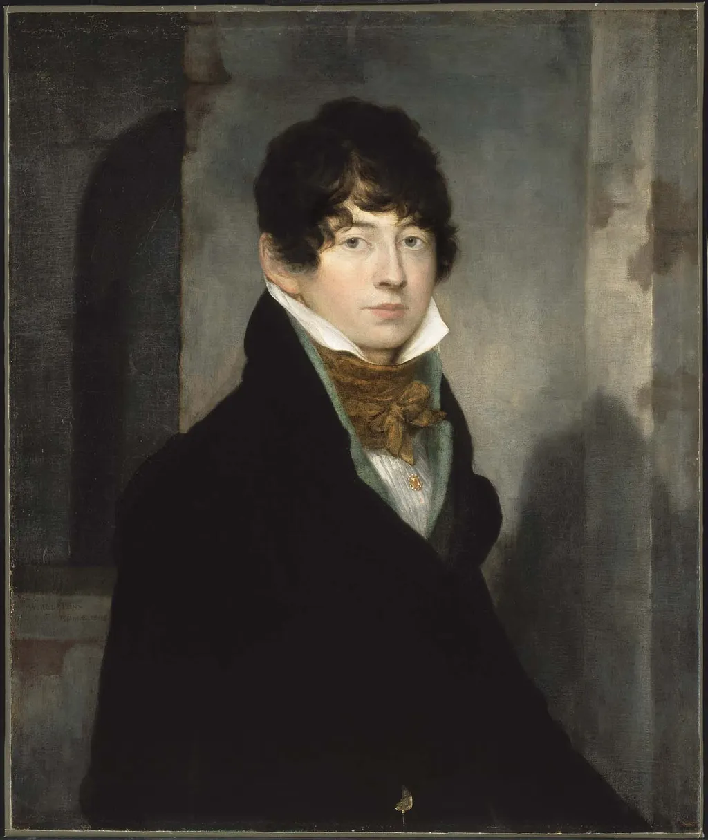 Self Portrait, by Washington Allston, oil, 1805