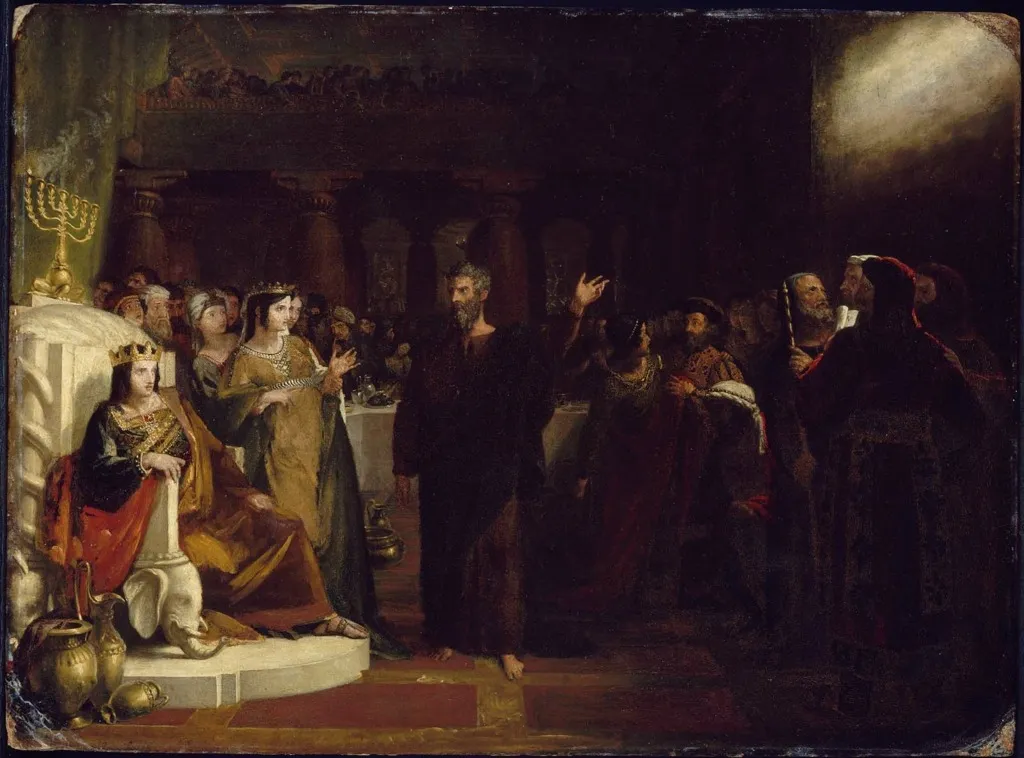 Study for Belshazzar's Feast, by Washington Allston, unspecified, 1817