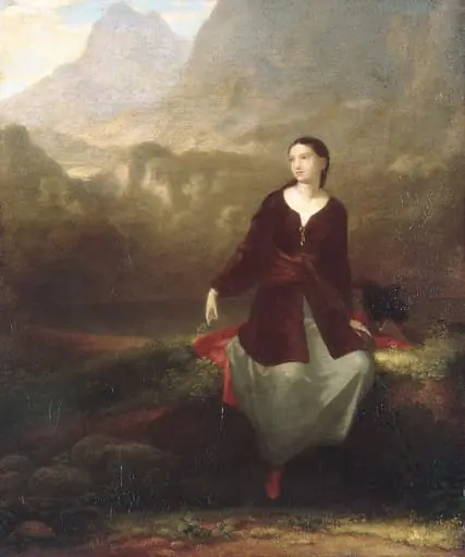 The Spanish Girl in Reverie, by Washington Allston