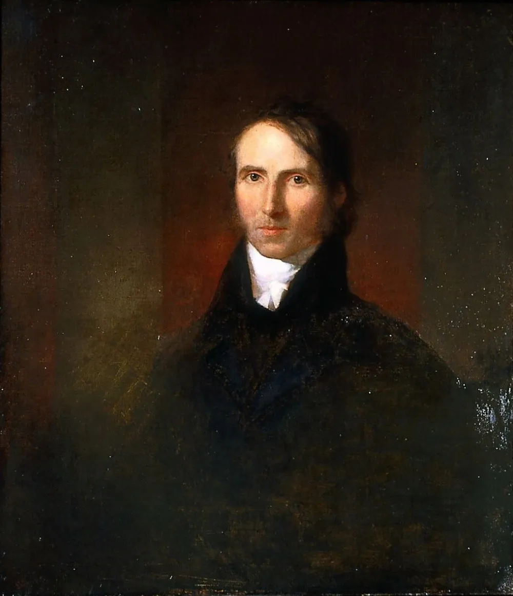 William Ellery Channing, by Washington Allston, oil, 1811