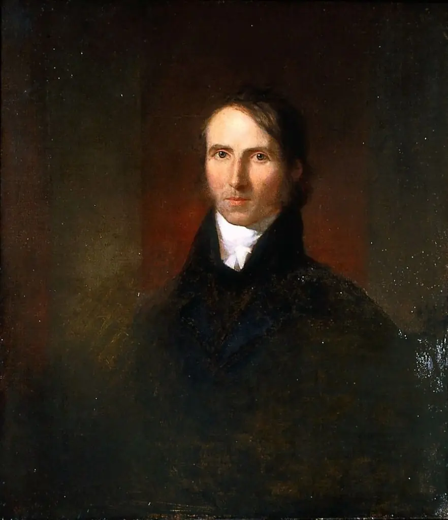 William Ellery Channing, by Washington Allston