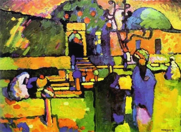 Arabian Cemetery, by Wassily Kandinsky