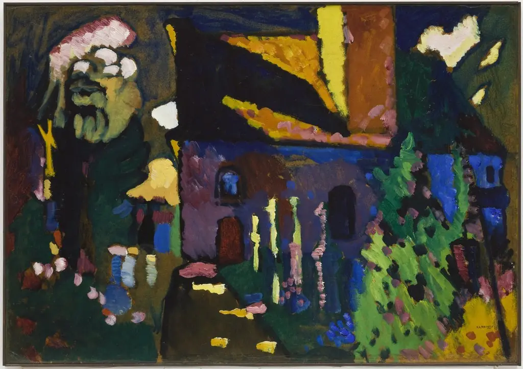 Church at Murnau, by Wassily Kandinsky