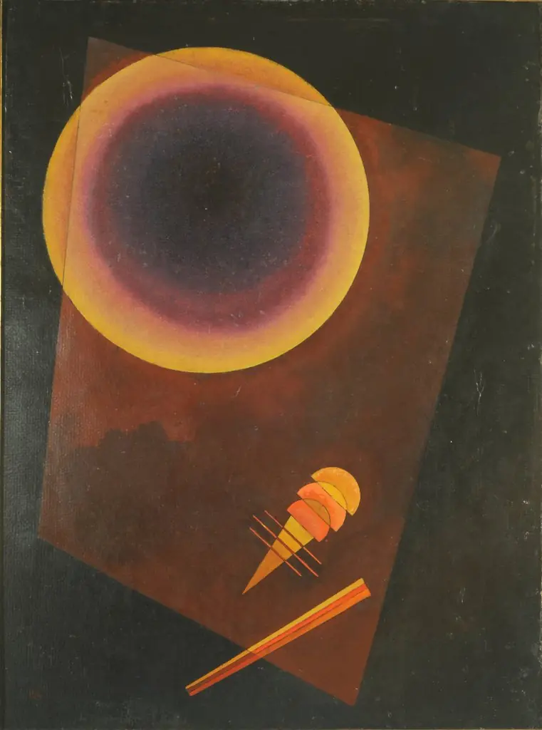 Circle (with brown), by Wassily Kandinsky