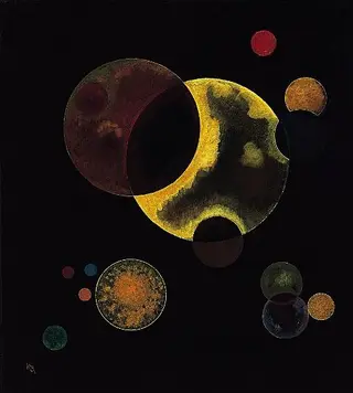 Heavy Circles, by Wassily Kandinsky, 1927