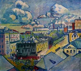 Moscow, Zubovskaya Square, Study — Wassily Kandinsky