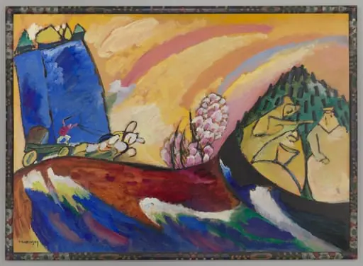 Painting with Troika, by Wassily Kandinsky