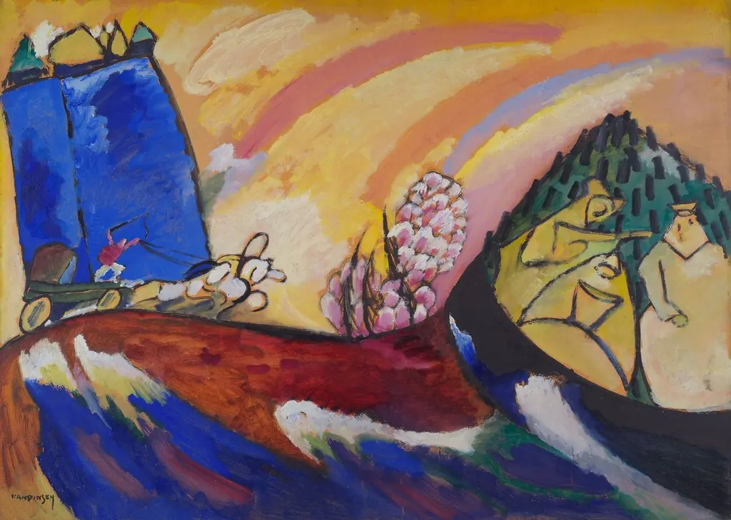 Painting with Troika, by Wassily Kandinsky