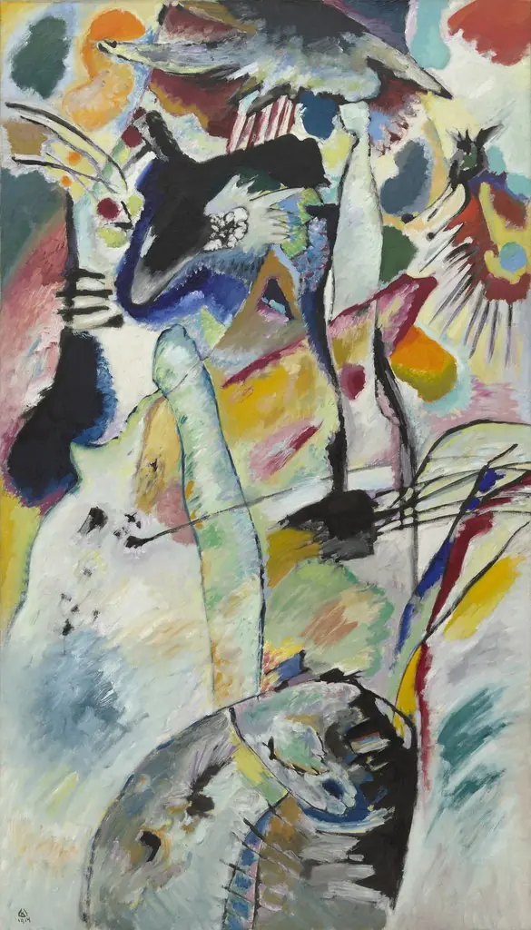 Panel for Edwin R. Campbell No. 3, by Wassily Kandinsky
