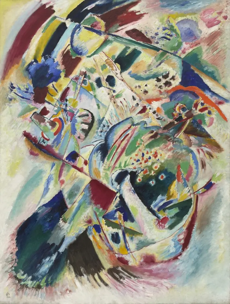 Panel for Edwin R. Campbell No. 4, by Wassily Kandinsky