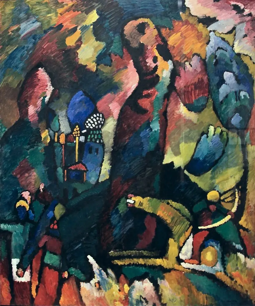 Picture with an Archer, by Wassily Kandinsky