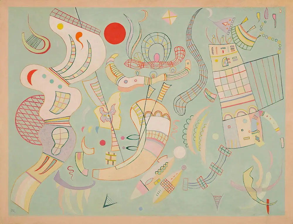 Tensions Claires, by Wassily Kandinsky
