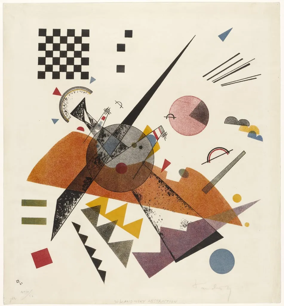 Untitled, by Wassily Kandinsky, ink, 1923
