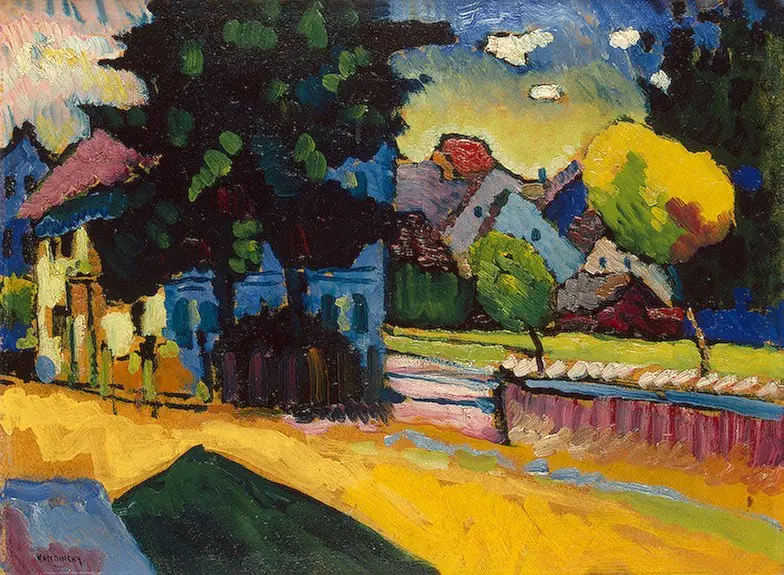 View of Murnau, by Wassily Kandinsky
