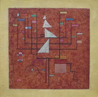 Yellow Border — Wassily Kandinsky