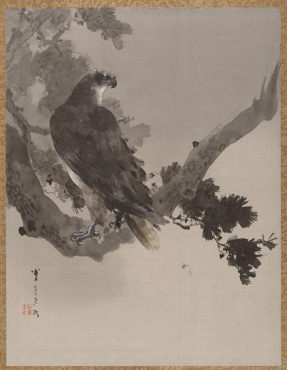 Untitled, by Watanabe Seitei, ink, 1887