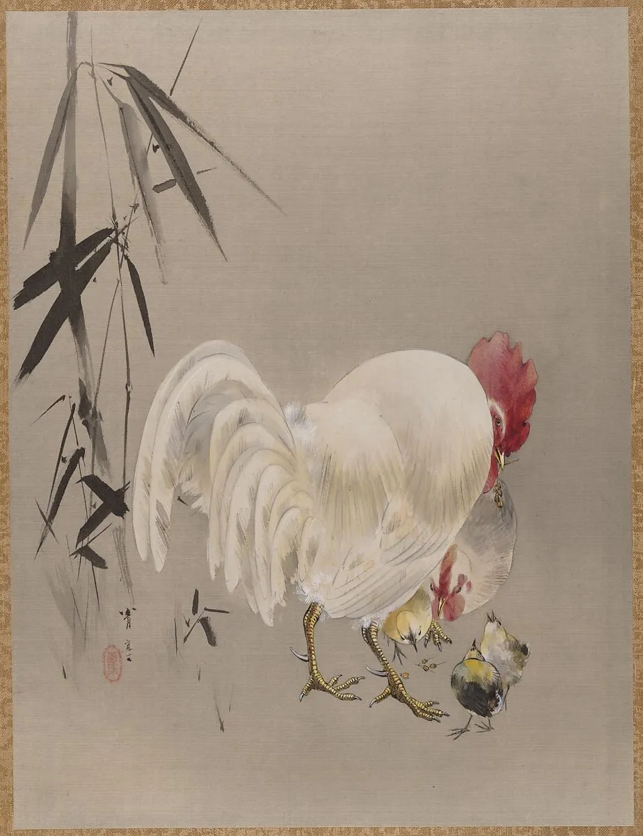 Untitled, by Watanabe Seitei, ink, 1887