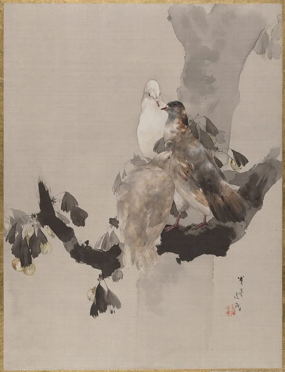 Untitled, by Watanabe Seitei, ink, 1887