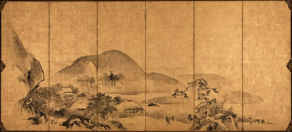 Landscape, by Watanabe Shikō 渡辺始興