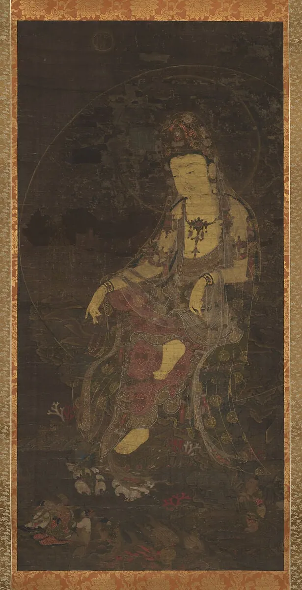 수월관음도 고려|水月觀音圖 高麗|Water-moon Avalokiteshvara