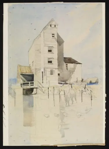 Dutch Mill at Littlebourne, by Waterfield