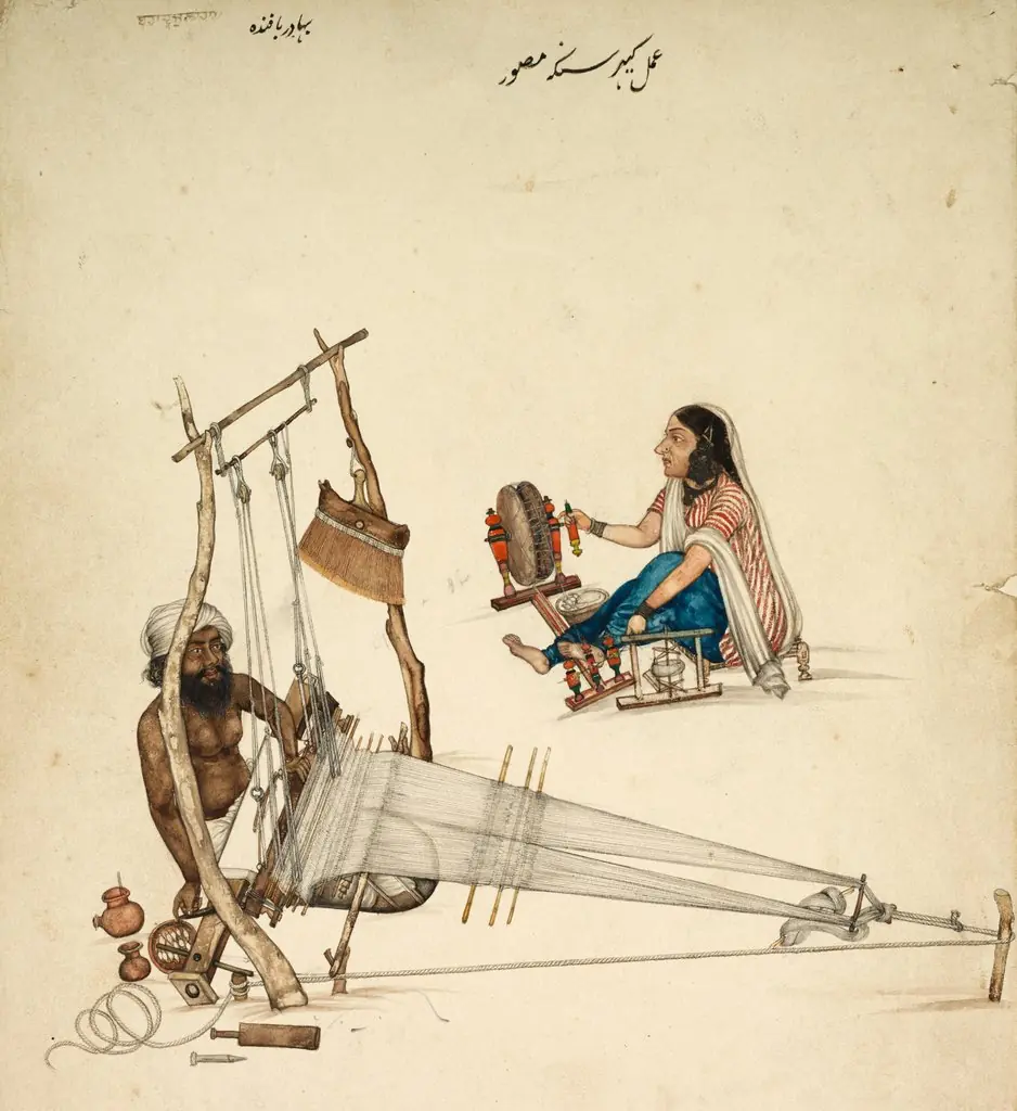 Weaving and Spinning, 1860