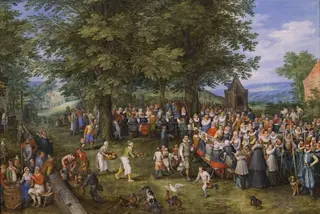 Wedding Banquet with the Archduke Albert and the Archduchess Isabel Clara Eugenia, by Jan Brueghel, the elder