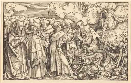 Allegory - Religious Frivolity, by Weiditz, II, Hans
