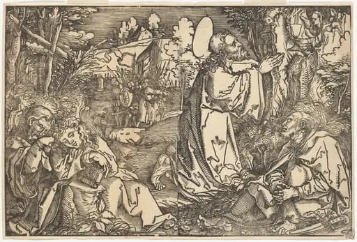 Christ on the Mount of Olives, by Weiditz, II, Hans