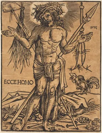 The Man of Sorrows Standing, by Weiditz, II, Hans