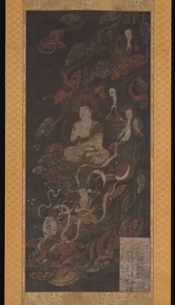 Welcoming Descent of Amida, the Buddha of Infinite Light, and His Holy Retinue