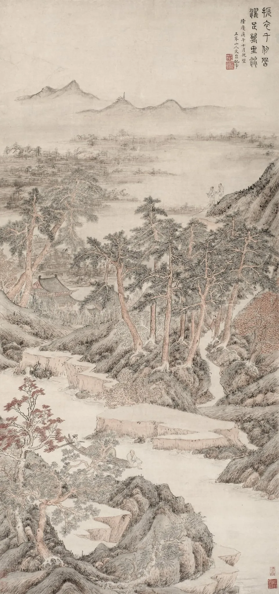Washing the Feet (from the Dusty World), by Wen Boren, unspecified, 1570