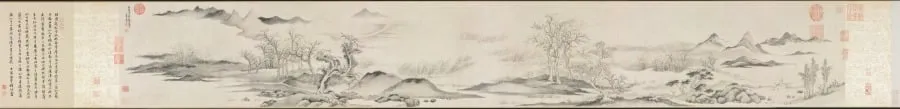 Water Village, by Wen Boren, unspecified, 1570