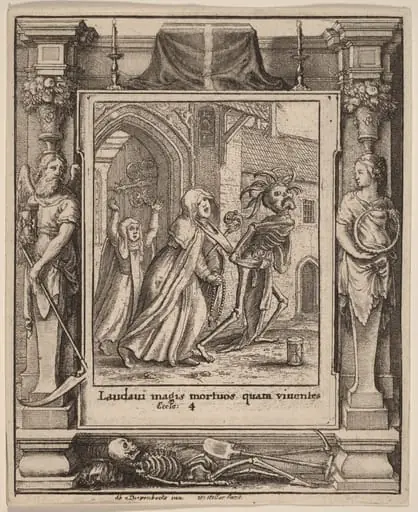 Abbess, by Wenceslaus Hollar