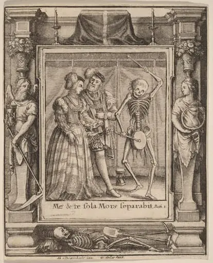 Bridal Pair, by Wenceslaus Hollar