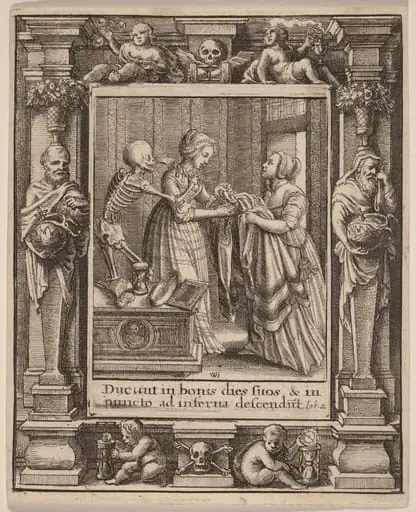 Bride, by Wenceslaus Hollar