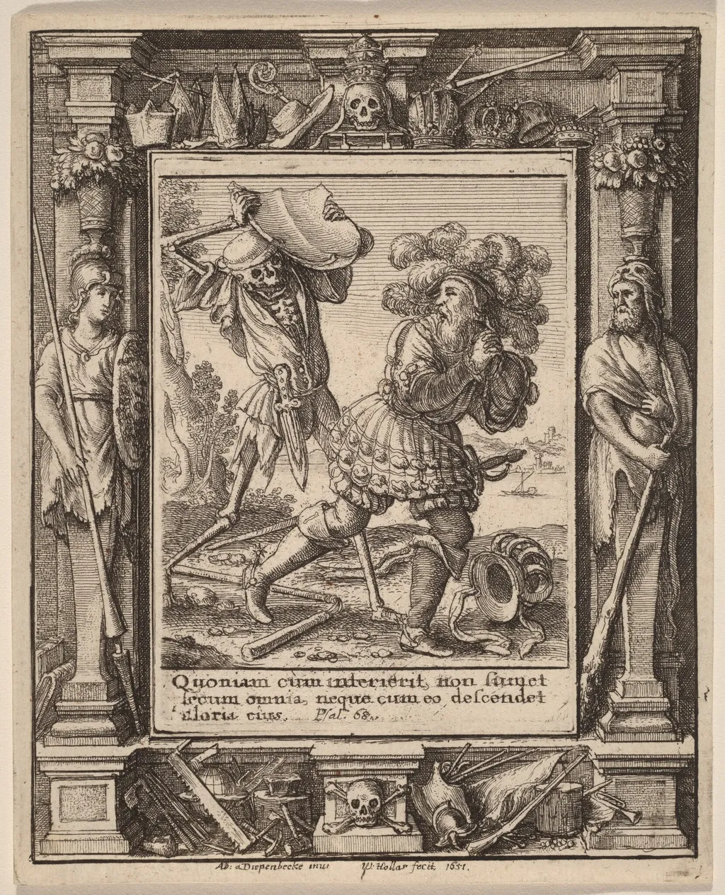 Count, by Wenceslaus Hollar, ink, 1651