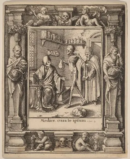 Doctor, by Wenceslaus Hollar