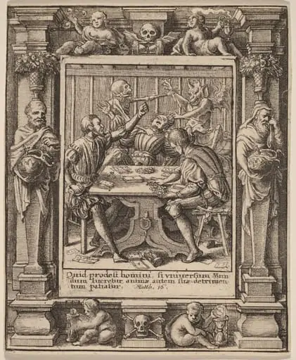 Gamesters, by Wenceslaus Hollar