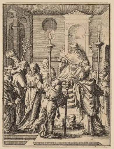 Jesus before Annas, by Wenceslaus Hollar