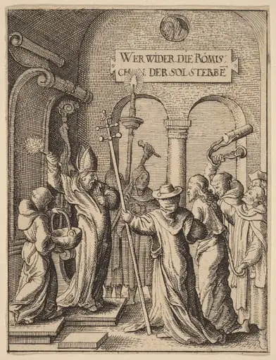 Jesus before Caiaphas, by Wenceslaus Hollar
