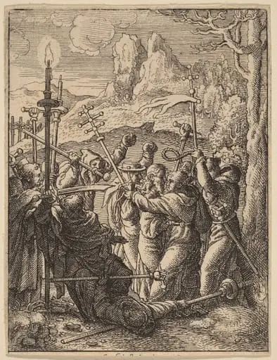 Jesus Taken, by Wenceslaus Hollar
