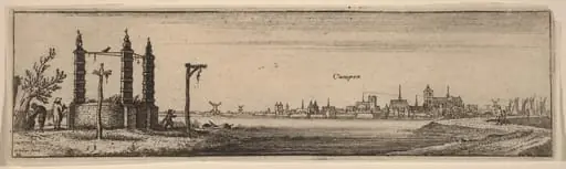 Kampen, by Wenceslaus Hollar