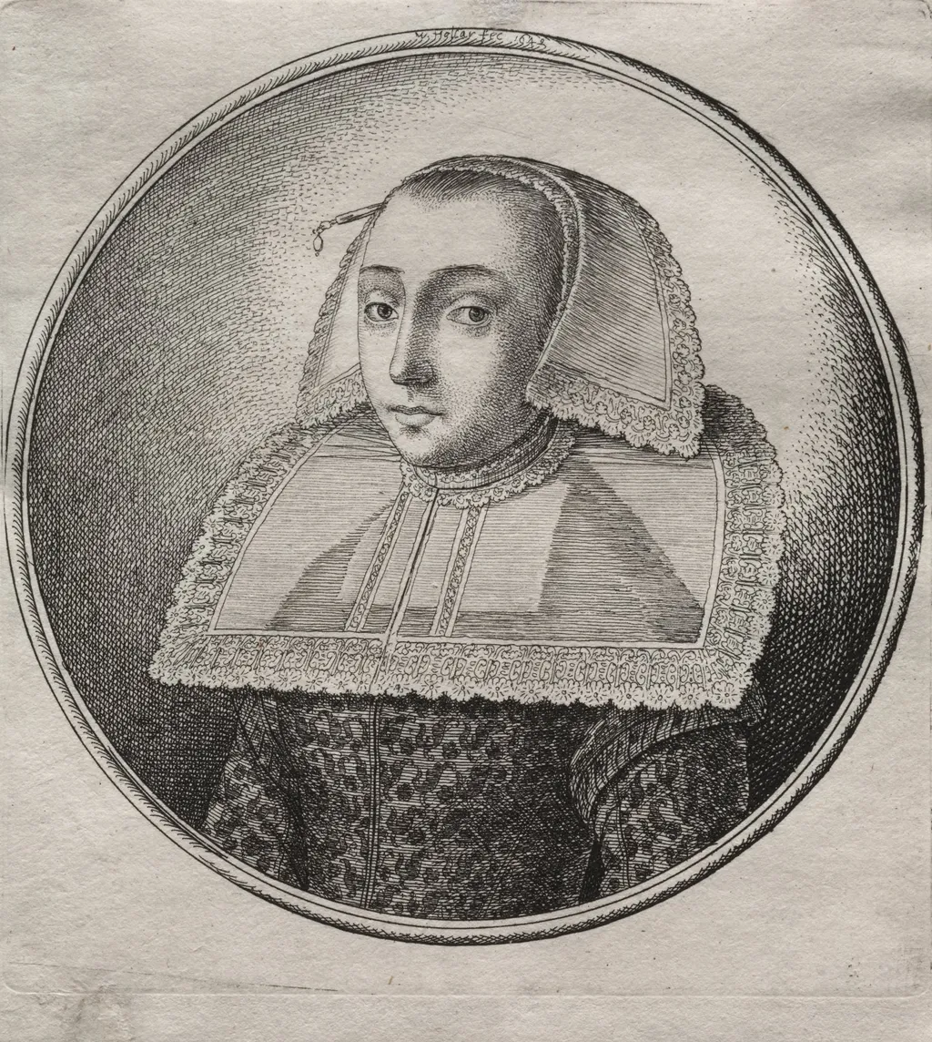 Kaufmann's Frau aus Hanan, by Wenceslaus Hollar, 1649