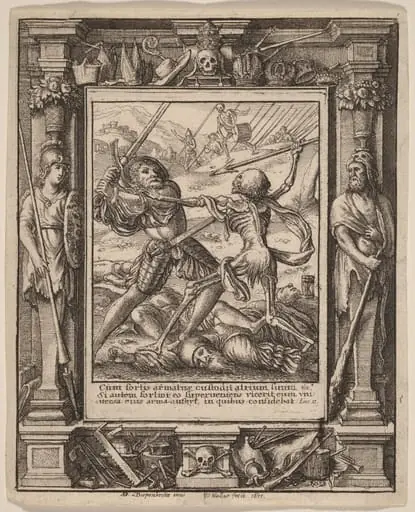 Knight, by Wenceslaus Hollar