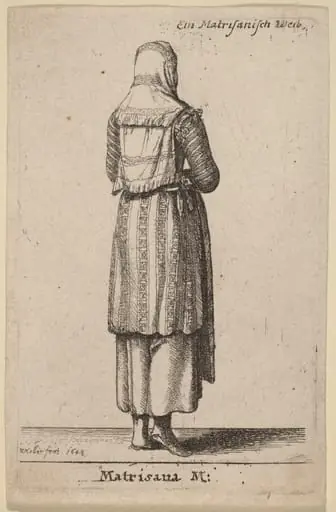 Matrisana M., by Wenceslaus Hollar
