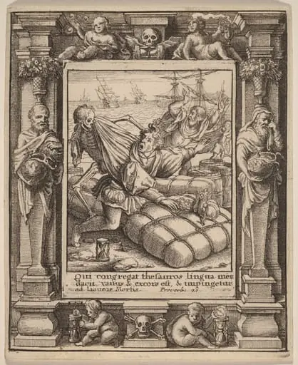 Merchant, by Wenceslaus Hollar