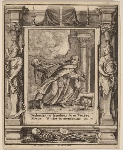 Monk, by Wenceslaus Hollar