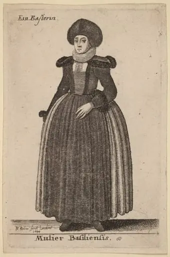 Mulier Basiliensis, by Wenceslaus Hollar